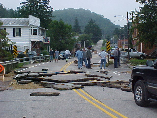 STH 80 Highway washout